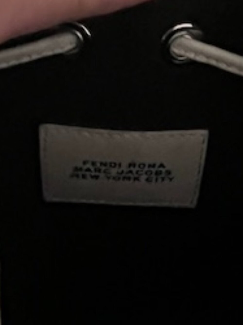 Fendi x Marc Jacobs Mon Tresor Mini Bucket Bag White Neon FF Leather Silver HW - Picture 10 of 14